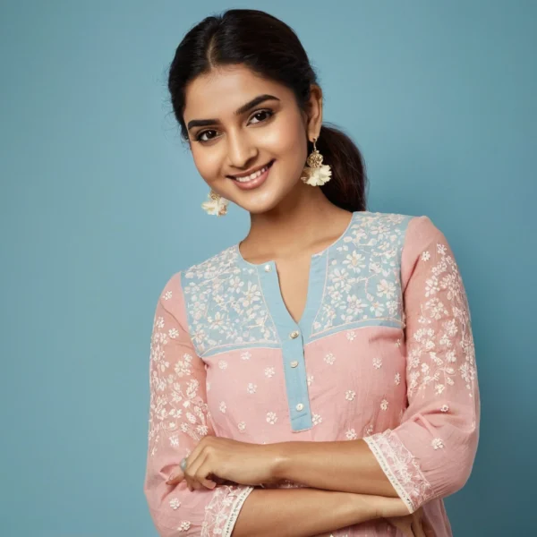 Lucknawi Chikankari Kurta Set