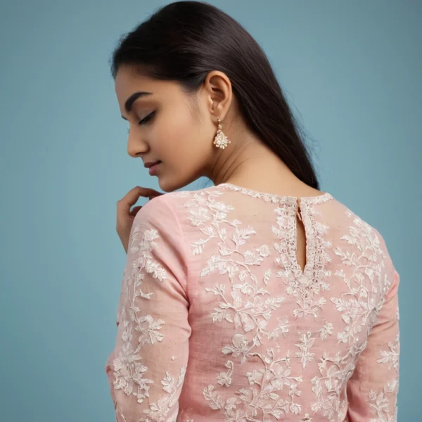 Lucknawi Chikankari Kurta Set