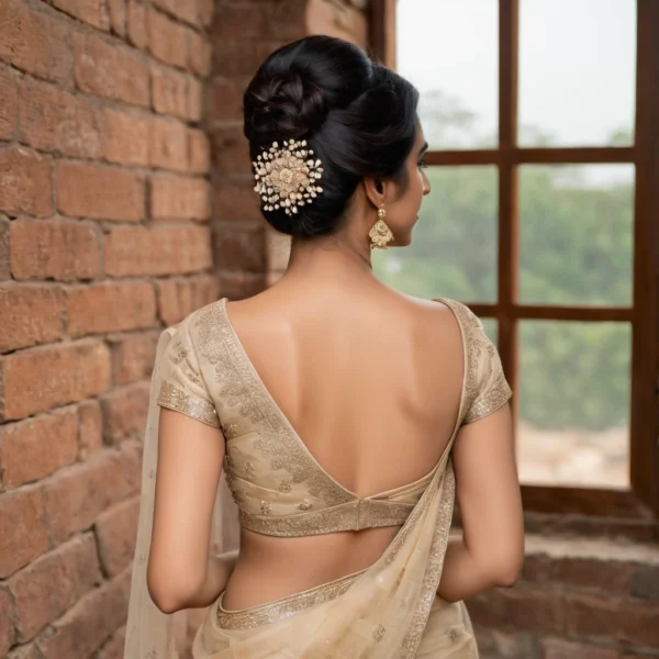 Georgette Chikankari Saree